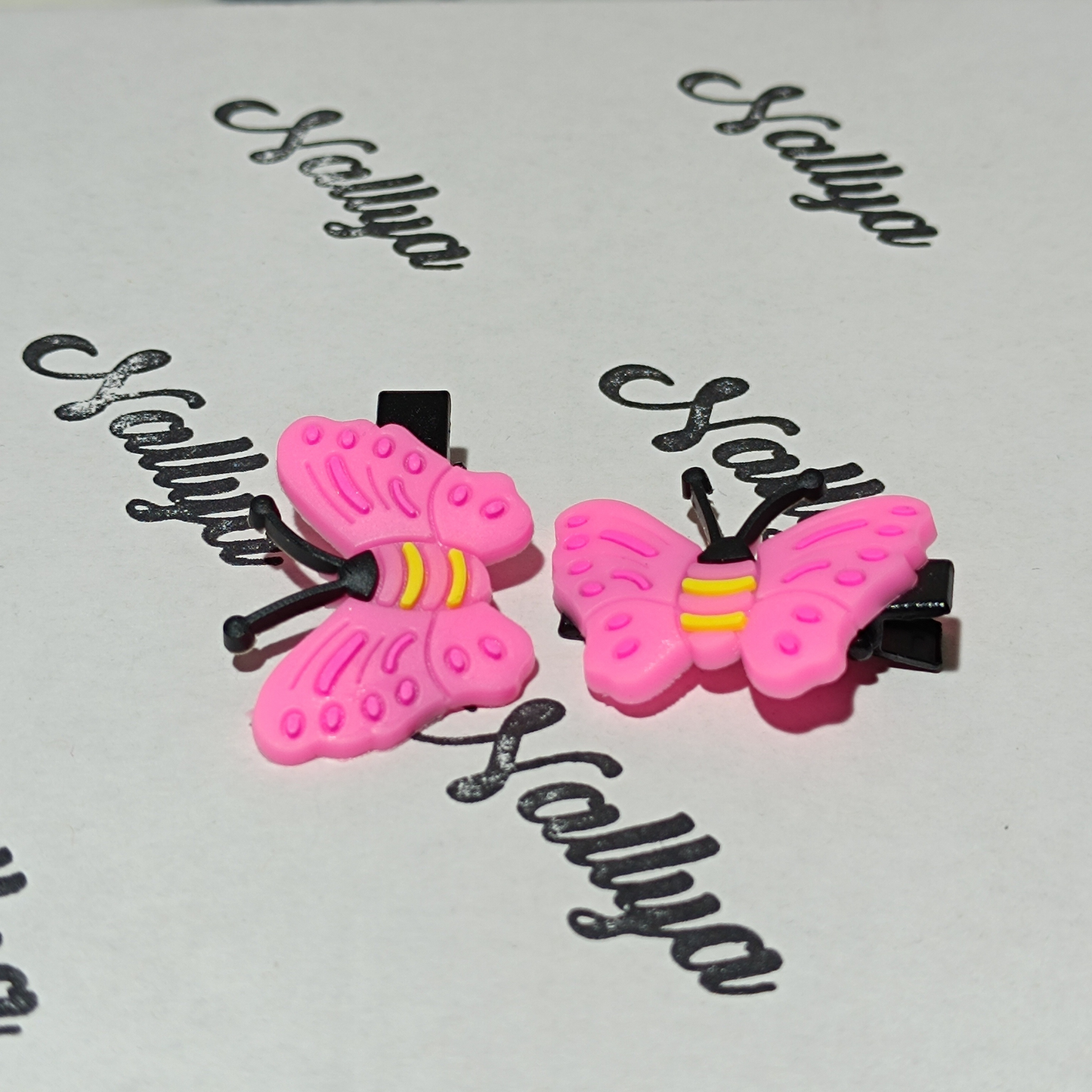 Barrettes x2 papillon