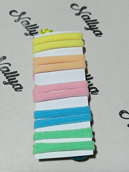 Lot de 10 mini chouchous en forme d'animaux