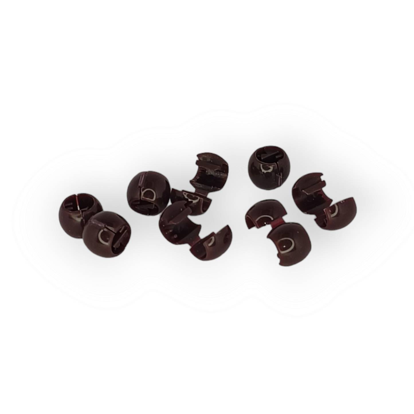 lot  de 10 Perles clips