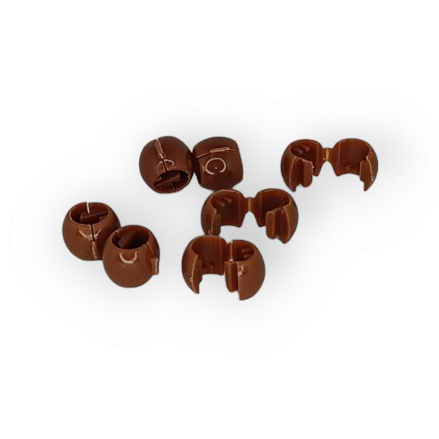 lot  de 10 Perles clips