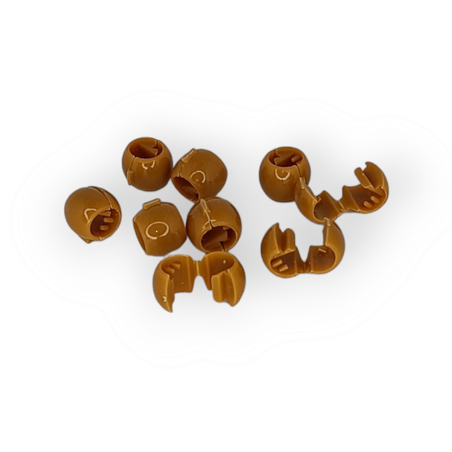 lot  de 10 Perles clips