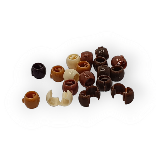 lot  de 10 Perles clips
