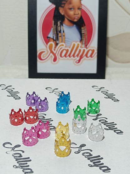Lot de 10 Bagues couronne