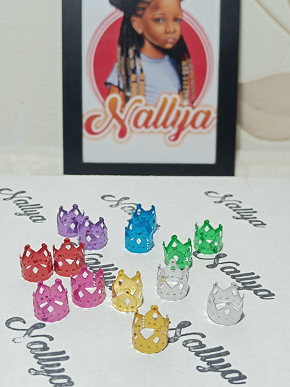 Lot de 10 Bagues couronne