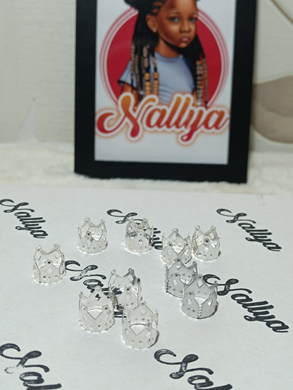 Lot de 10 Bagues couronne
