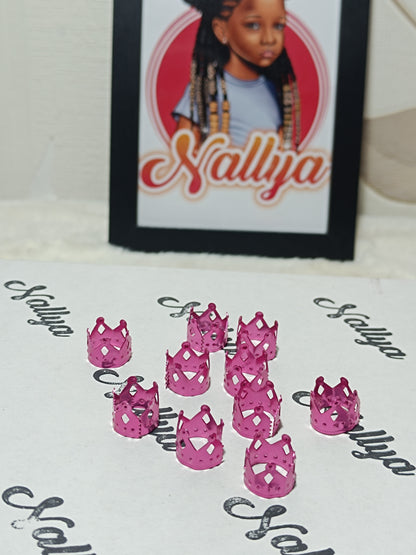 Lot de 10 Bagues couronne