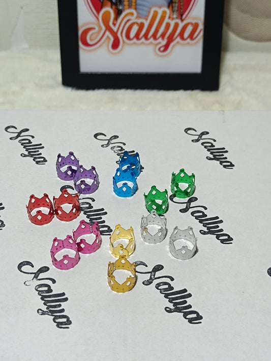 Lot de 10 Bagues couronne