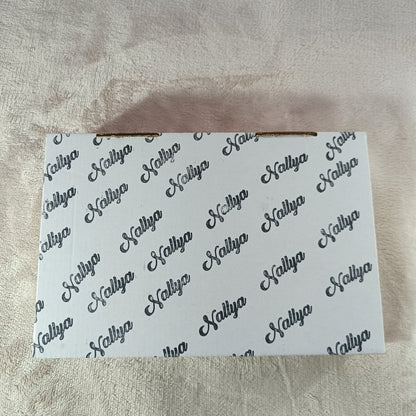 La BOX NALLYA -Edition de janvier ( bleu glacé & argent)