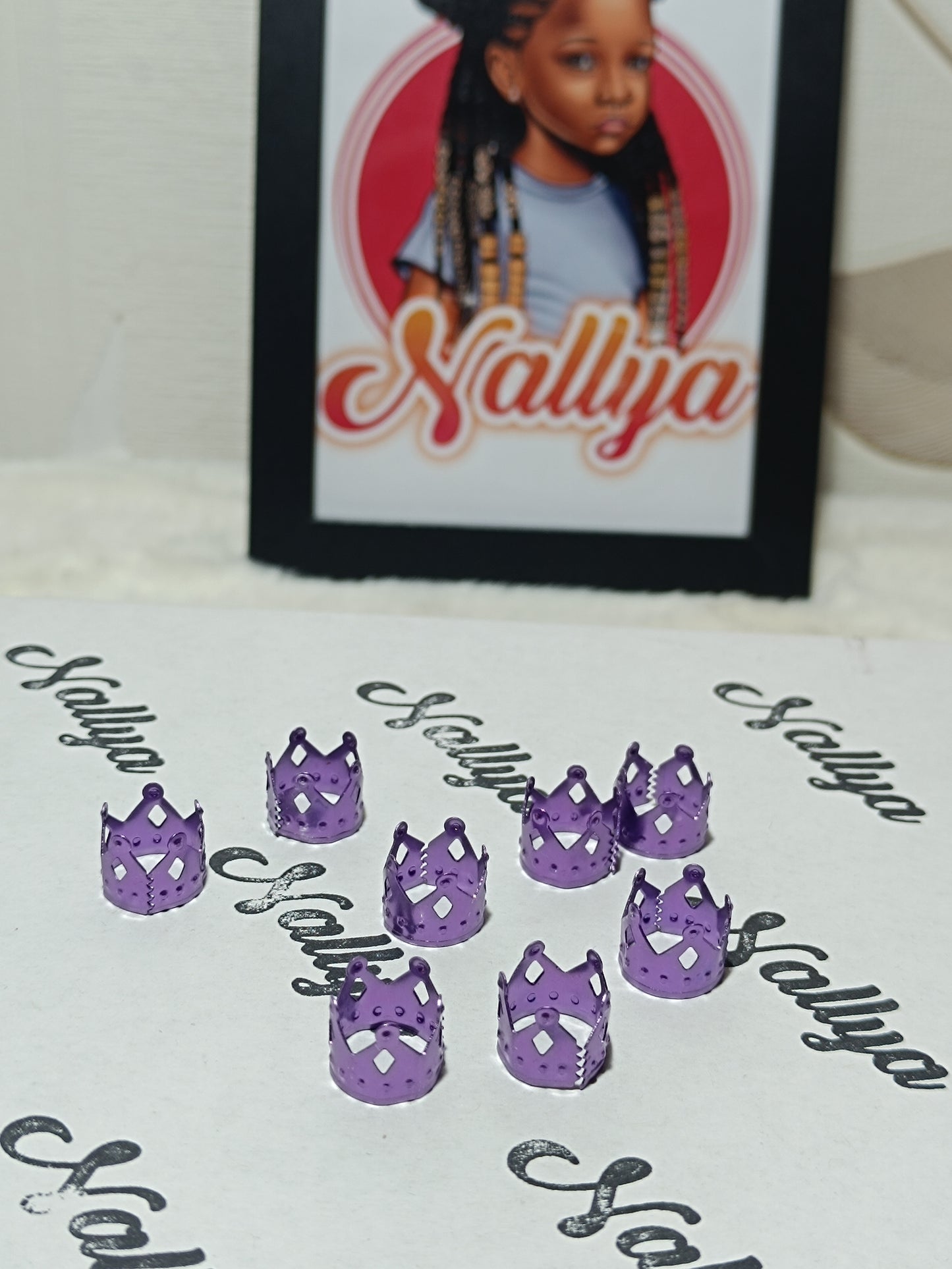 Lot de 10 Bagues couronne