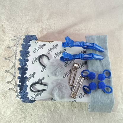 La BOX NALLYA -Edition de janvier ( bleu glacé & argent)