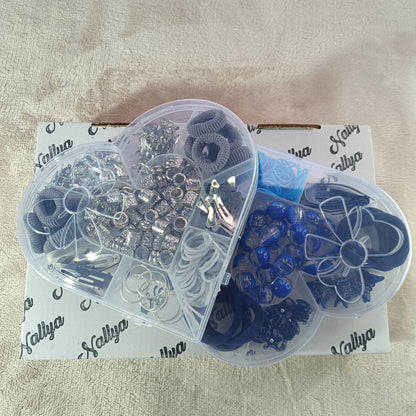 La BOX NALLYA -Edition de janvier ( bleu glacé & argent)